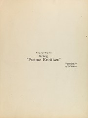 Cover of: Poeme erotiken