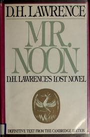 Cover of: Mr. Noon