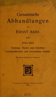 Cover of: Sozialpolitische Schriften