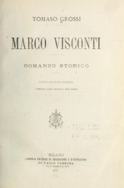 Cover of: Marco Visconti; romanzo storico