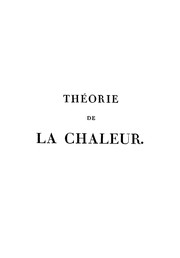 Cover of: The orie analytique de la chaleur