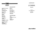 Cover of: O cinema