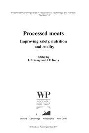 Cover of: Processed meats