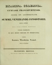 Cover of: Quaeritur, num duo loci Demosthenici de decatarchia et tetrarchiis a Philippo in Thessalia constitutis sibi repugnent?