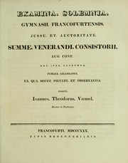 Cover of: Ostenditur Hegesippi esse orationem de Halonneso