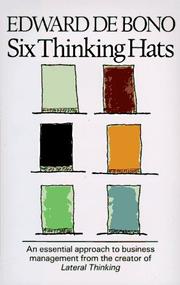 Cover of: Six thinking hats