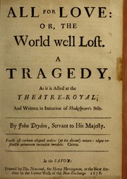 Cover of: All for Love