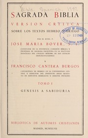 Cover of: Sagrada Biblia