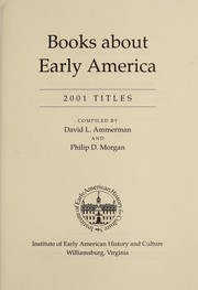 Cover of: Books about early America : 2001 titles