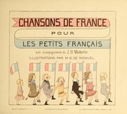 Cover of: Chansons de France pour les petits Francais