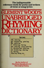 Cover of: Clement Wood's Unabridged rhyming dictionary