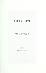 Cover of: Dirty love