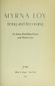 Cover of: Myrna Loy: being and becoming