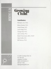 Cover of: Growing child