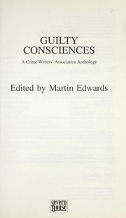 Cover of: Guilty consciences