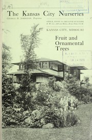 Cover of: Fruit and ornamental trees