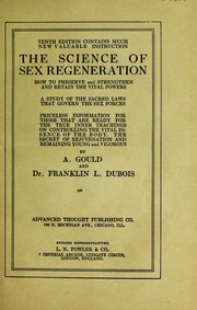 Cover of: The science of sex regeneration
