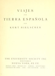 Cover of: Viajes por tierra española