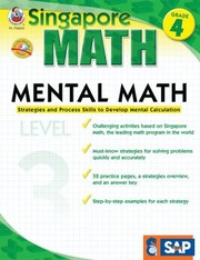 Cover of: Mental Math Grade 4Level 3                            Singapore Math