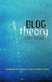 Cover of: Blog Theory
