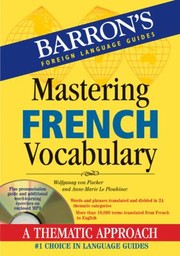 Cover of: Mastering French Vocabulary