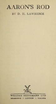 Cover of: Aaron's Rod