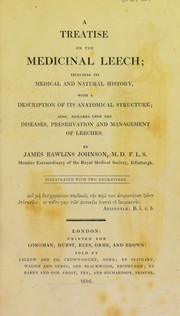 Cover of: A treatise on the medicinal leech