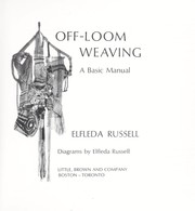 Cover of: Off-loom weaving : a basic manual