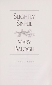 Cover of: Slightly Sinful