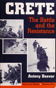 Cover of: Crete: The Battle And The Resistance