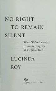 best books about school shootings No Right to Remain Silent: What We've Learned from the Tragedy at Virginia Tech
