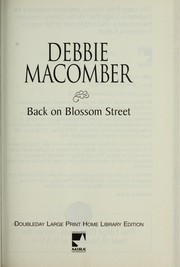 Cover of: Back on Blossom Street
