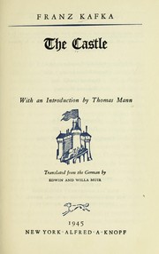 Cover of The castle