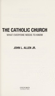 best books about Catholic Church Scandal The Catholic Church: What Everyone Needs to Know