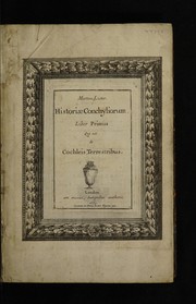 Cover of: Historiae conchyliorum, liber primus [-quartus]
