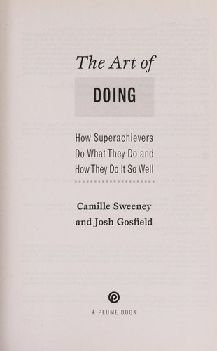 Cover image for The art of doing