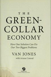 best books about sustainability The Green Collar Economy: How One Solution Can Fix Our Two Biggest Problems