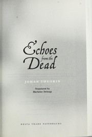 Cover of: Echoes From The Dead
