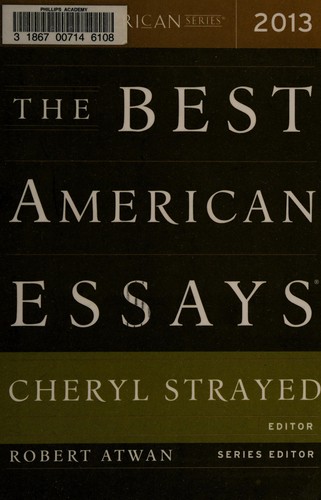 Cover image for Best American essays 2013