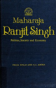 Cover of: Maharaja Ranjit Singh