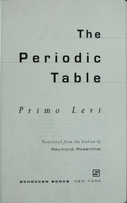 best books about chemistry The Periodic Table