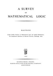 Cover of: A survey of mathematical logic