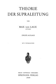 Cover of: Theorie der Supraleitung