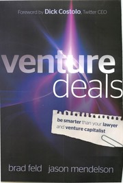 best books about Startups Venture Deals: Be Smarter Than Your Lawyer and Venture Capitalist