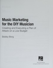 best books about music industry Music Marketing for the DIY Musician: Creating and Executing a Plan of Attack on a Low Budget