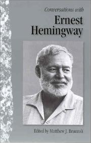 Cover of Conversations with Ernest Hemingway