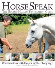 best books about horses nonfiction Horse Speak: The Equine-Human Translation Guide