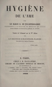 Cover of: Hygiene de l'ame