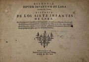 Cover of: Historia septem infantivm de Lara =