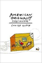 Cover of: American Originality